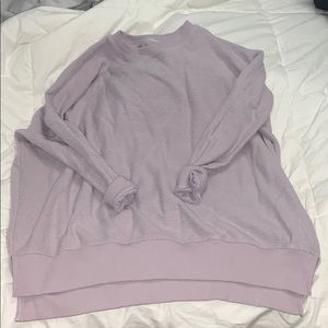 NWOT Light purple Aerie oversized sweatshirt